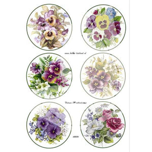 Pansies & Violets Topper Sheet