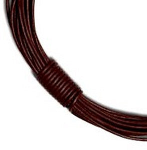 1.5mm Round Leather Cord in Plain Colours