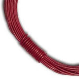 2mm Round Leather Cord in Plain Colours